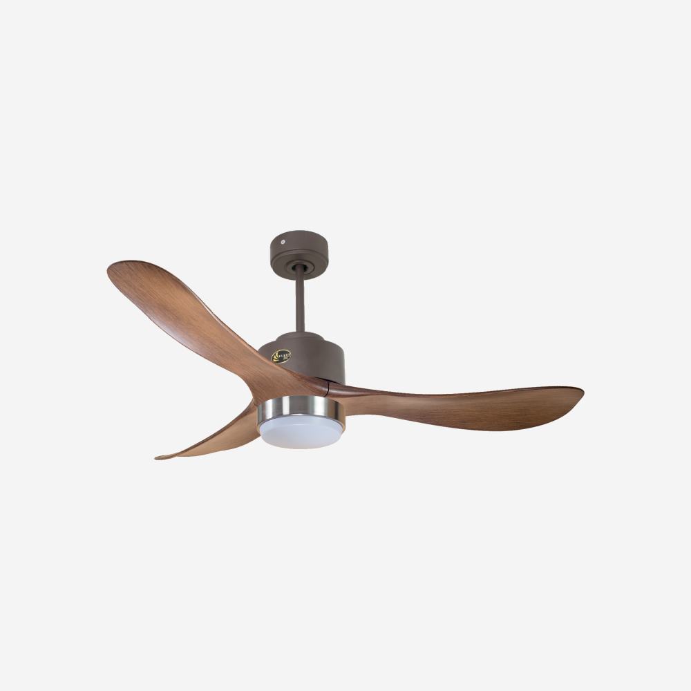 Ventilateur de plafond ultra silencieux et à faible consommation DC TogianD132C02LED65461