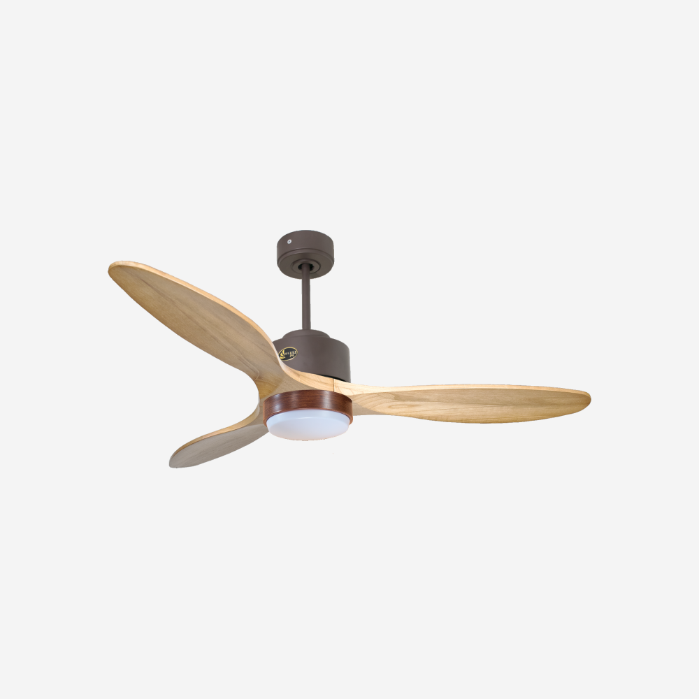 Ventilateur de plafond ultra silencieux et à faible consommation DC SalamisD132C02LED65522