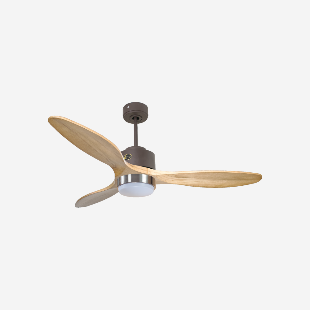 Ventilateur de plafond ultra silencieux et à faible consommation DC SalamisD132C02LED65523