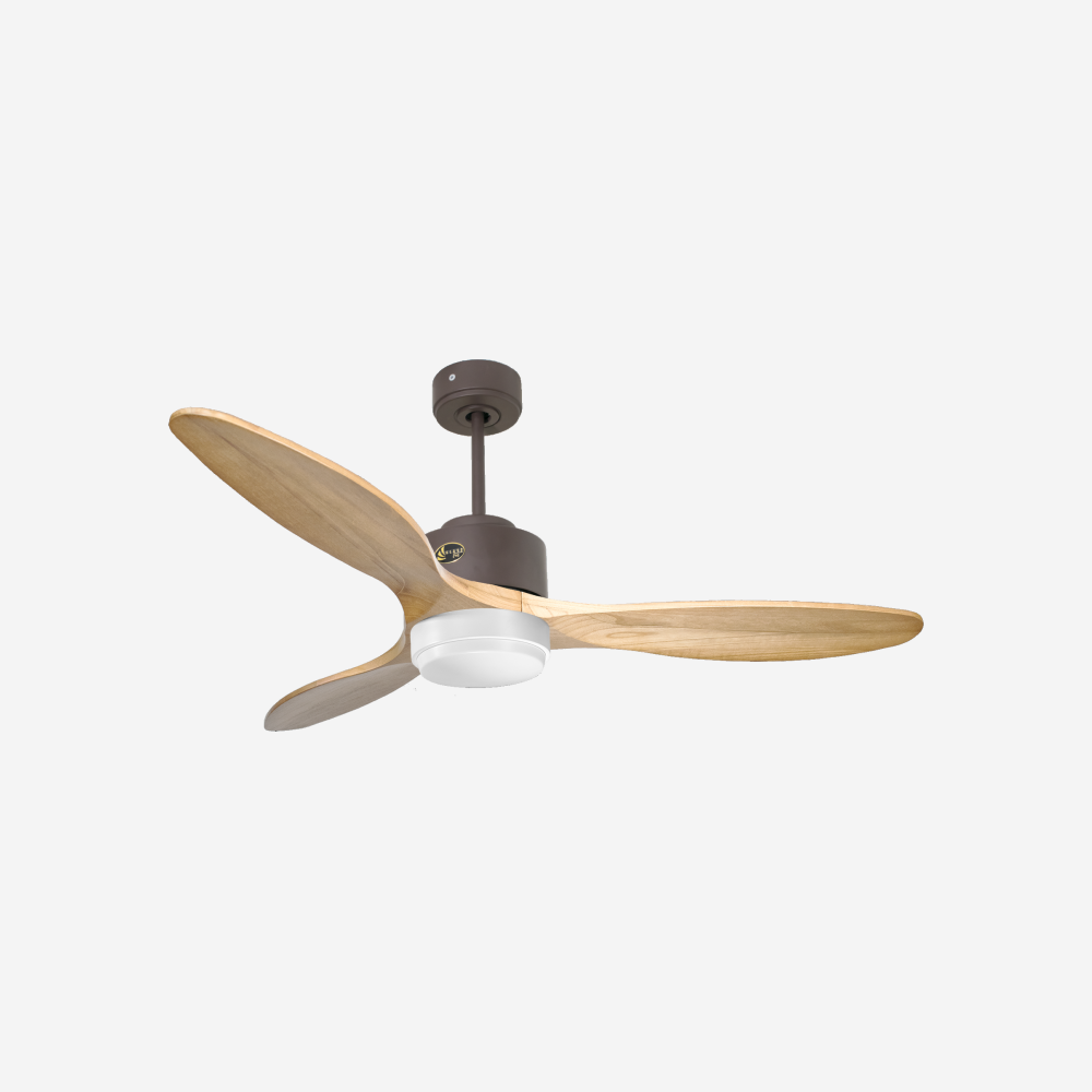 Ventilateur de plafond ultra silencieux et à faible consommation DC SalamisD132C02LED65524