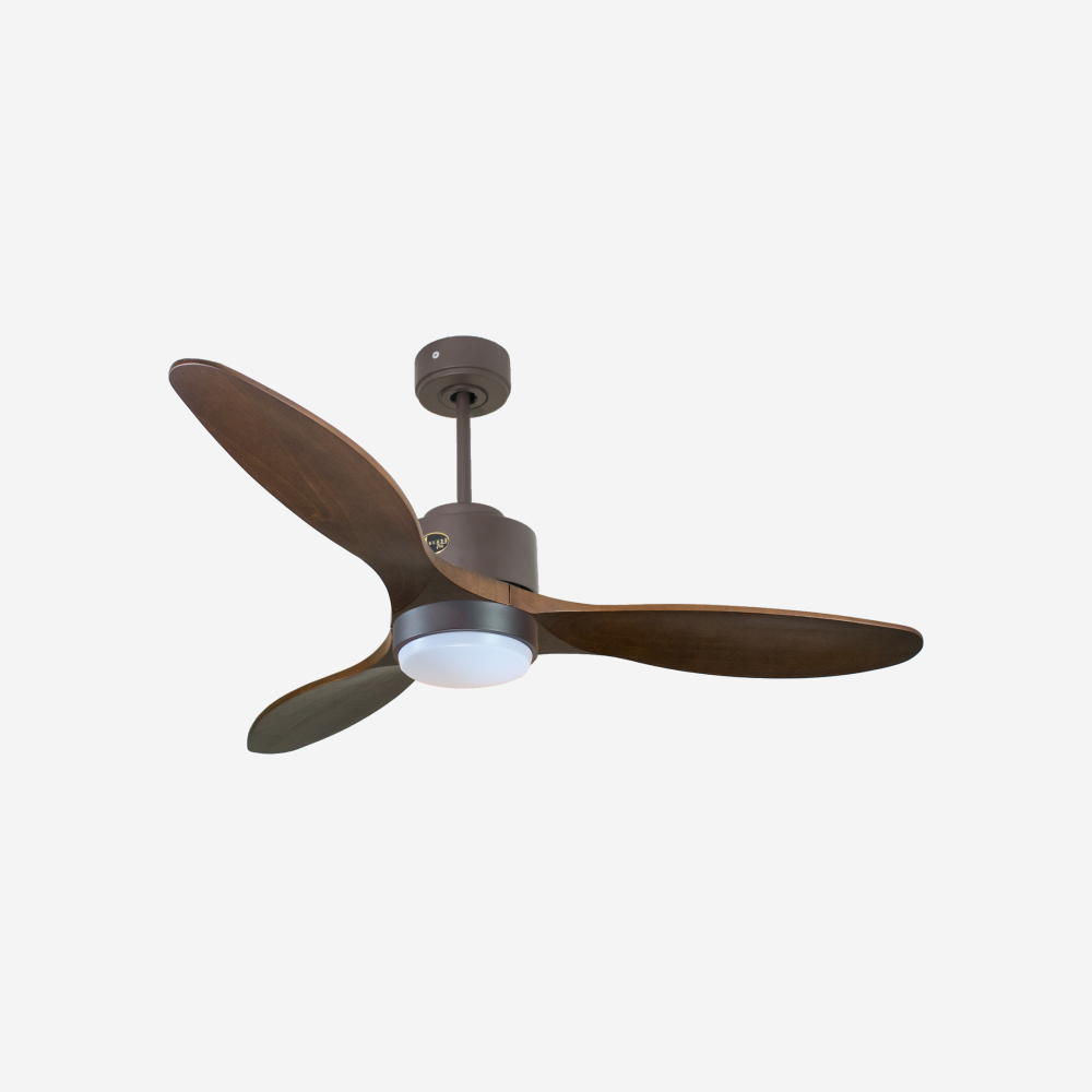 Ventilateur de plafond ultra silencieux et à faible consommation DC SeramD132C02LED65529