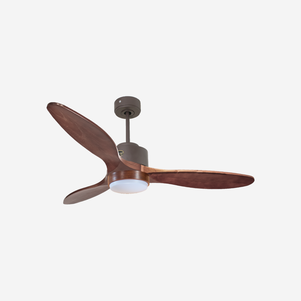 Ventilatore da soffitto Wifi Motore CC Telecomando Luce a tre toni Hypersilence Memoria
