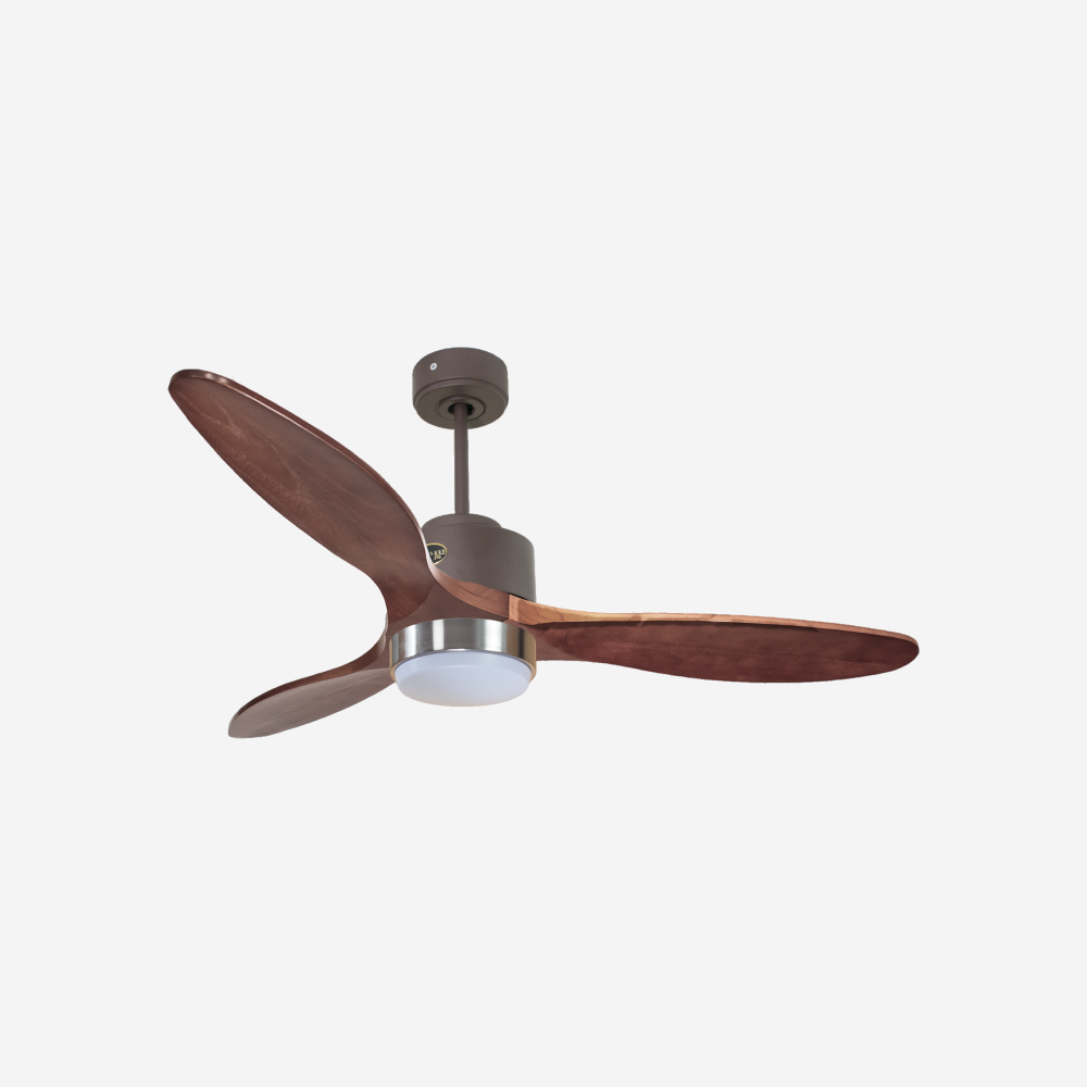 Ventilatore da soffitto Wifi Motore CC Telecomando Luce a tre toni Hypersilence Memoria
