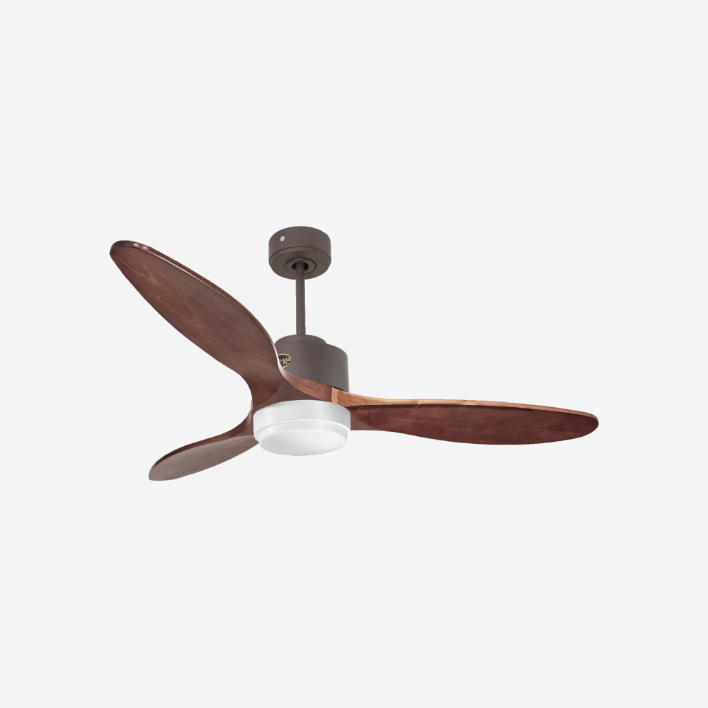 Ventilatore da soffitto Wifi Motore CC Telecomando Luce a tre toni Hypersilence Memoria