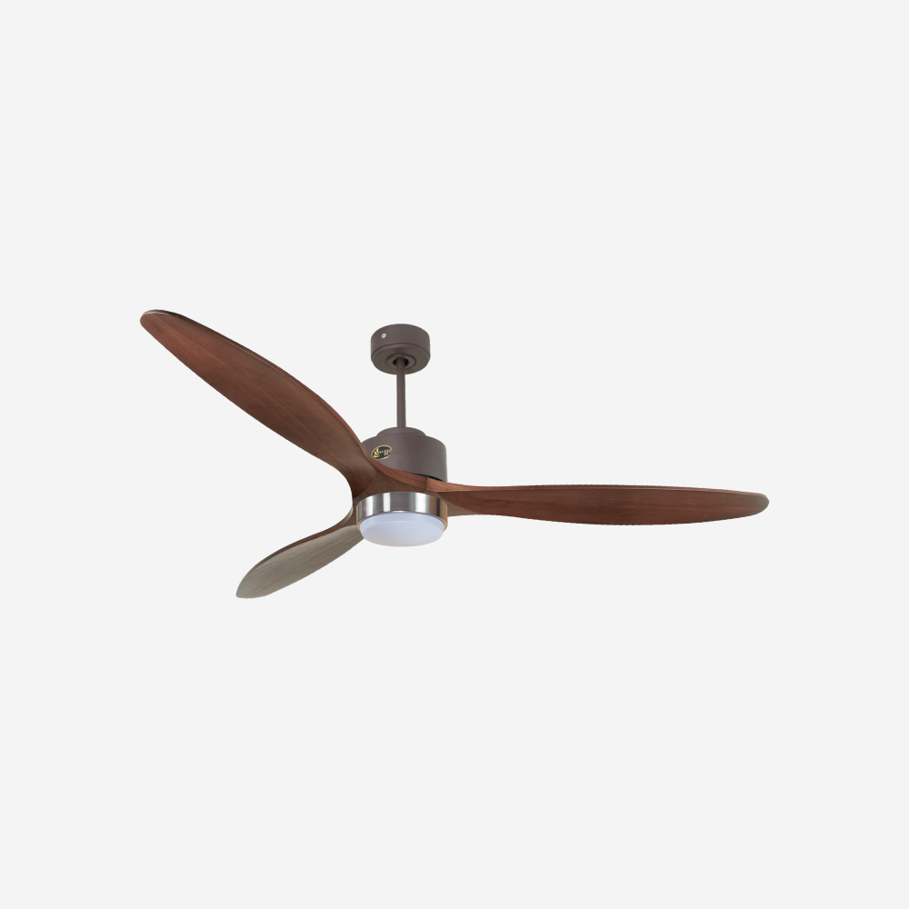 Ventilatore da soffitto Wifi Motore CC Telecomando Luce a tre toni Hypersilence Memoria Shopify Vendible (AUTOMATICO)