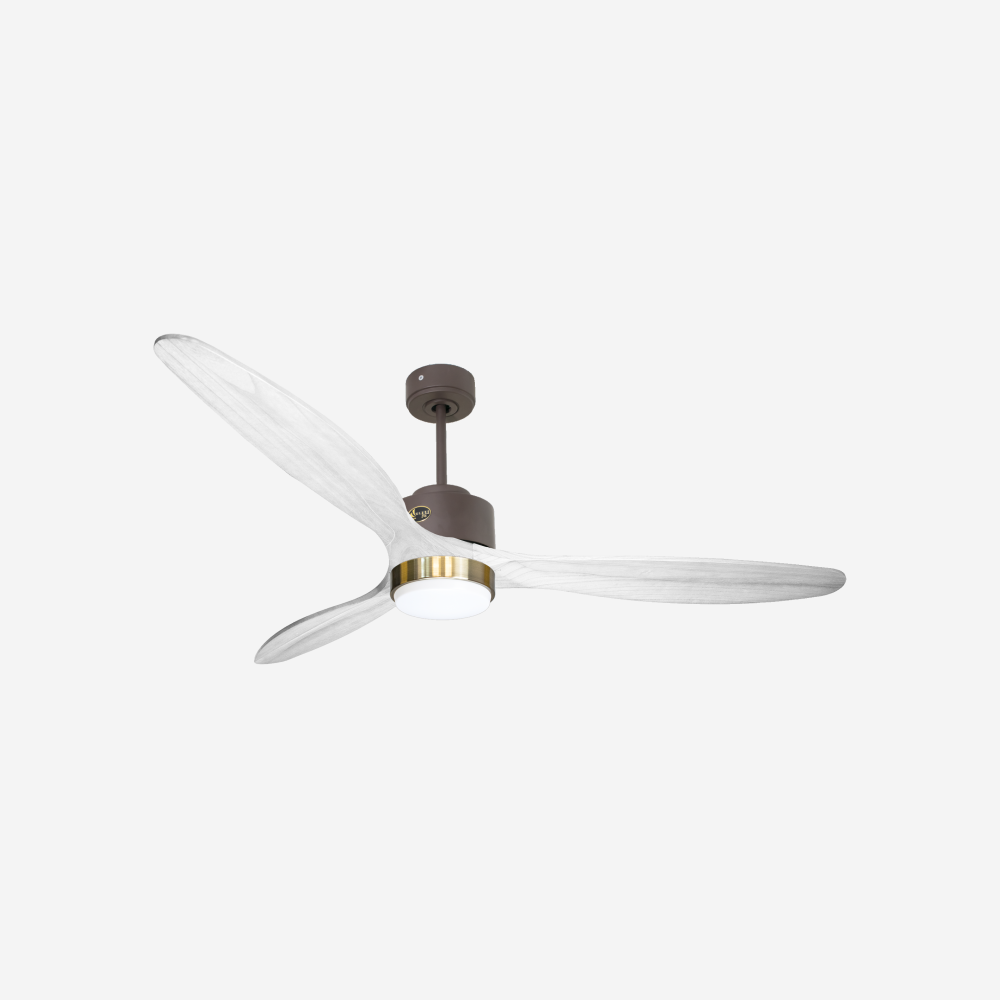 Ventilateur de plafond Wifi Moteur à courant continu Télécommande Lumière à trois tons Hypersilence Mémoire
