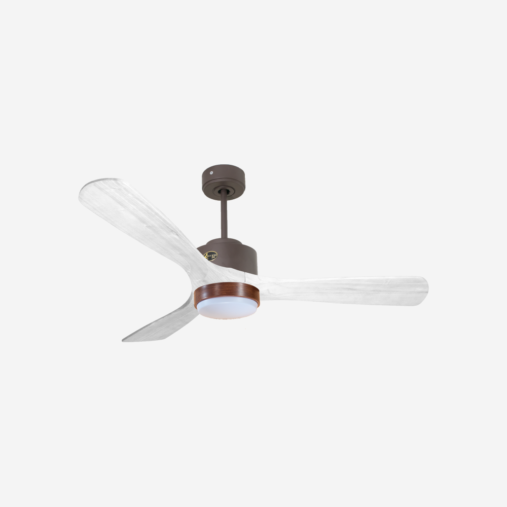 Ventilateur de plafond Wifi Moteur à courant continu Télécommande Lumière à trois tons Hypersilence Mémoire
