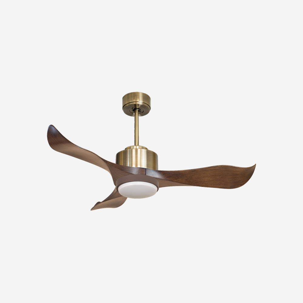 Ventilateur de plafond ultra silencieux et à faible consommation DC WakatobiD106C02LED65784