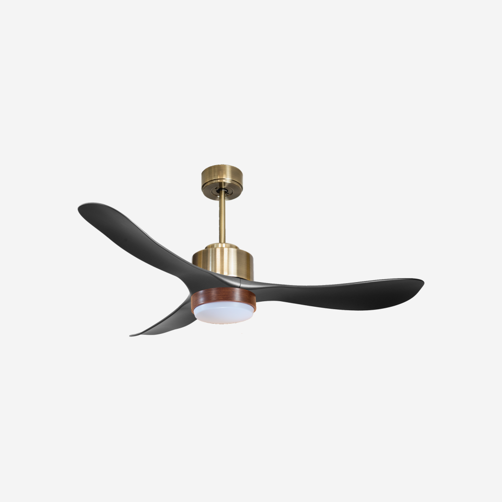 Ventilateur de plafond ultra silencieux et à faible consommation DC TiomanD132C02LED65825