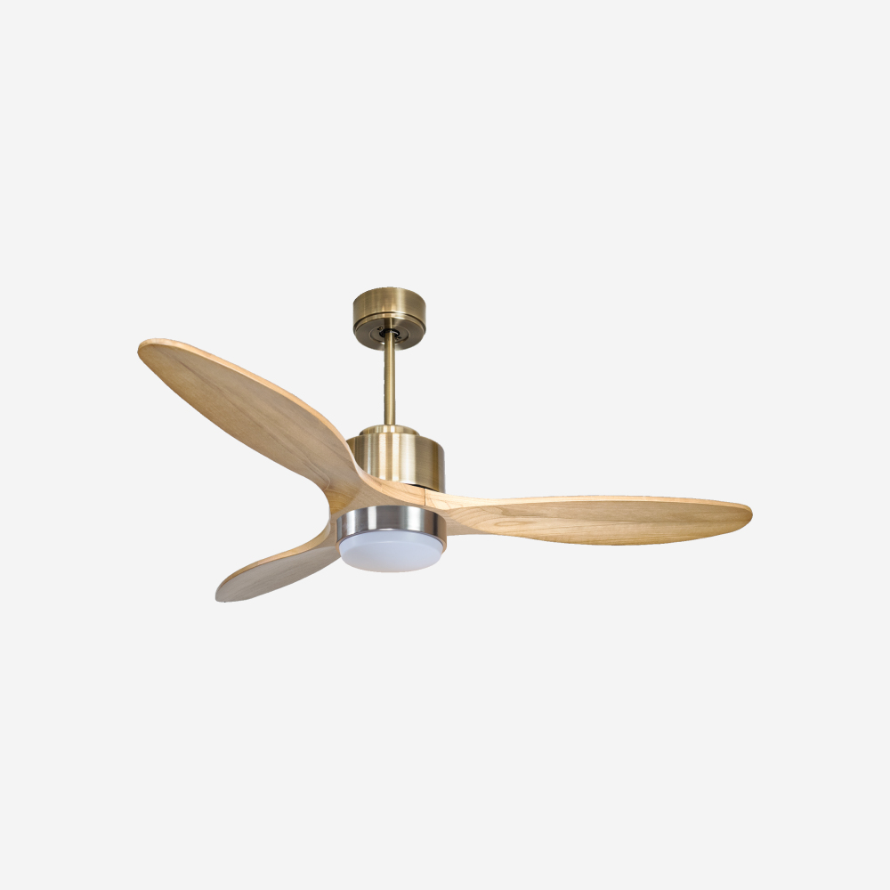 Ventilateur de plafond ultra silencieux et à faible consommation DC SalamisD132C02LED65886