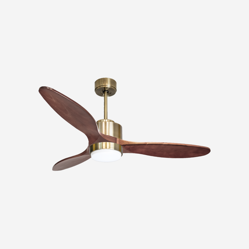 Ventilatore da soffitto Wifi Motore CC Telecomando Luce a tre toni Hypersilence Memoria Shopify Vendible (AUTOMATICO)