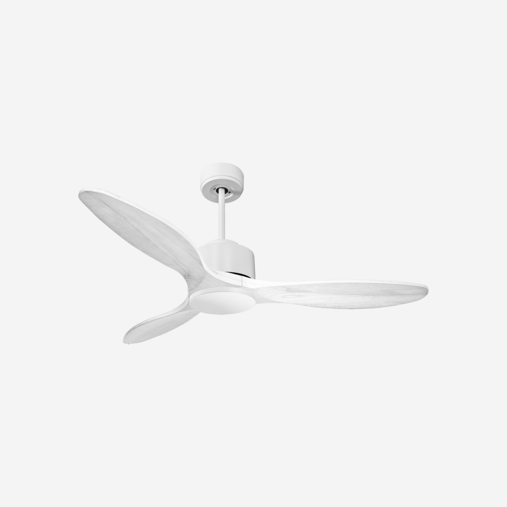 Ventilateur de plafond Réversible  Thermostat Wifi Moteur à courant continu Toits en pente Télécommande Hypersilence Mémoire