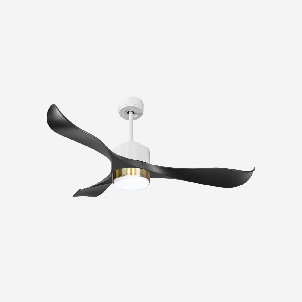 Ventilateur de plafond ultra silencieux et à faible consommation DC UtilaD132C02LED66127