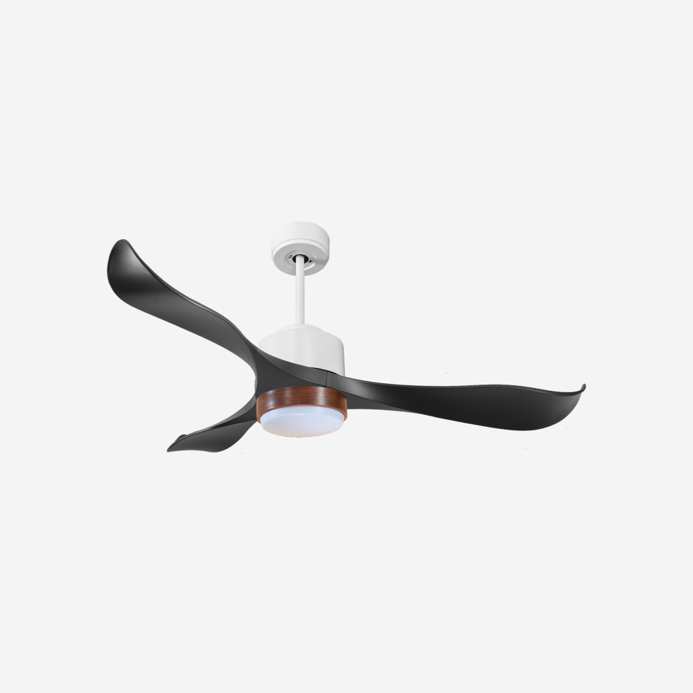Ventilateur de plafond ultra silencieux et à faible consommation DC UtilaD132C02LED66128
