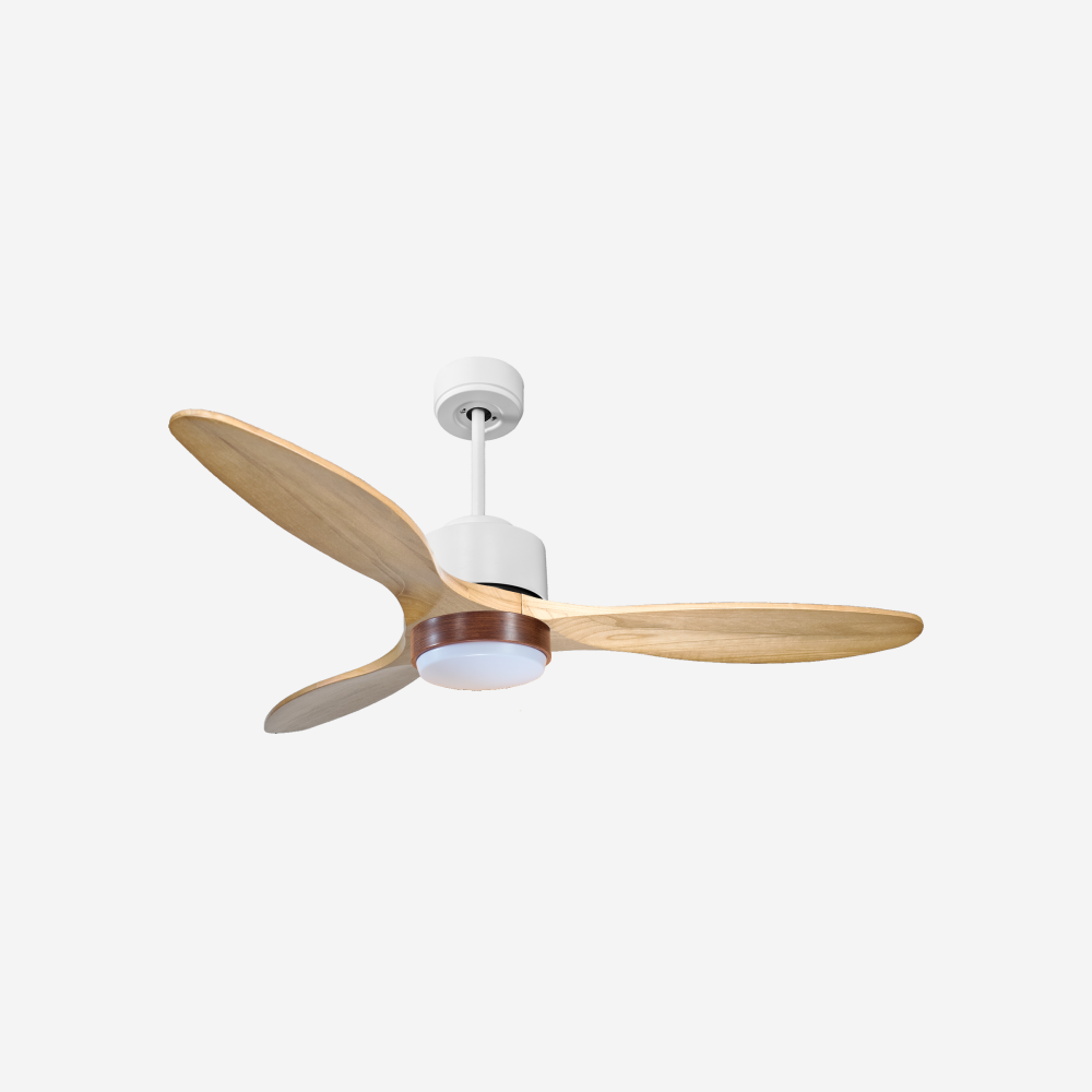 Ventilateur de plafond ultra silencieux et à faible consommation DC SalamisD132C02LED66213