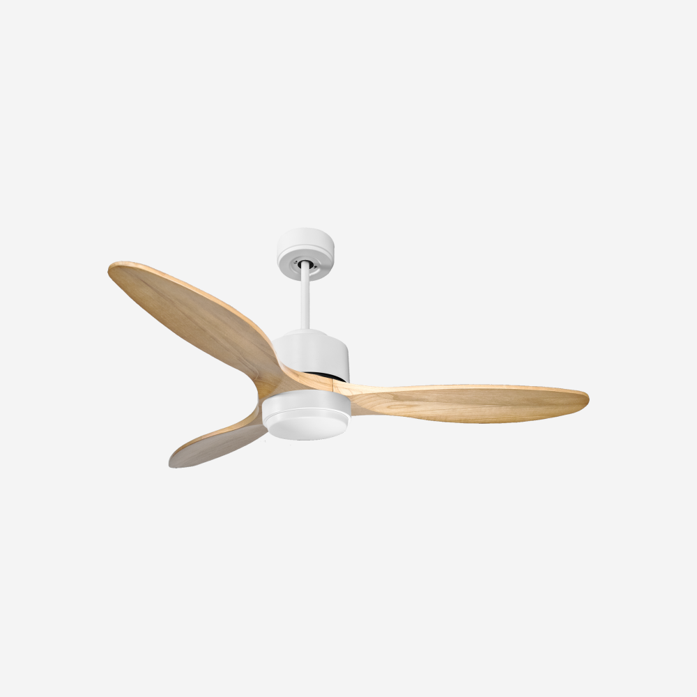 Ventilateur de plafond ultra silencieux et à faible consommation DC SalamisD132C02LED66214