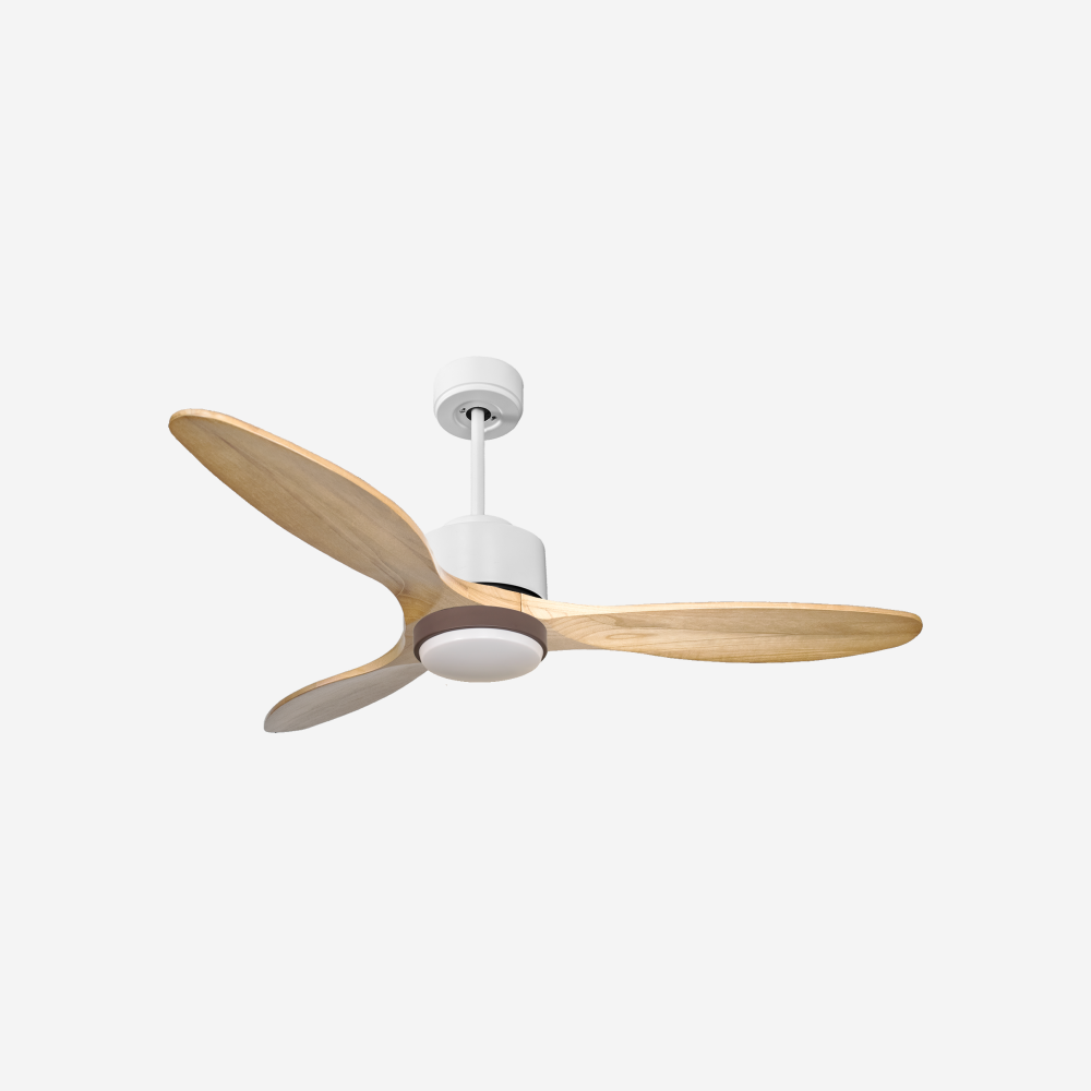 Ventilateur de plafond ultra silencieux et à faible consommation DC SalamisD132C02LED66215