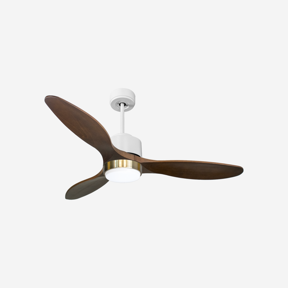 Ventilateur de plafond ultra silencieux et à faible consommation DC SeramD132C02LED66219