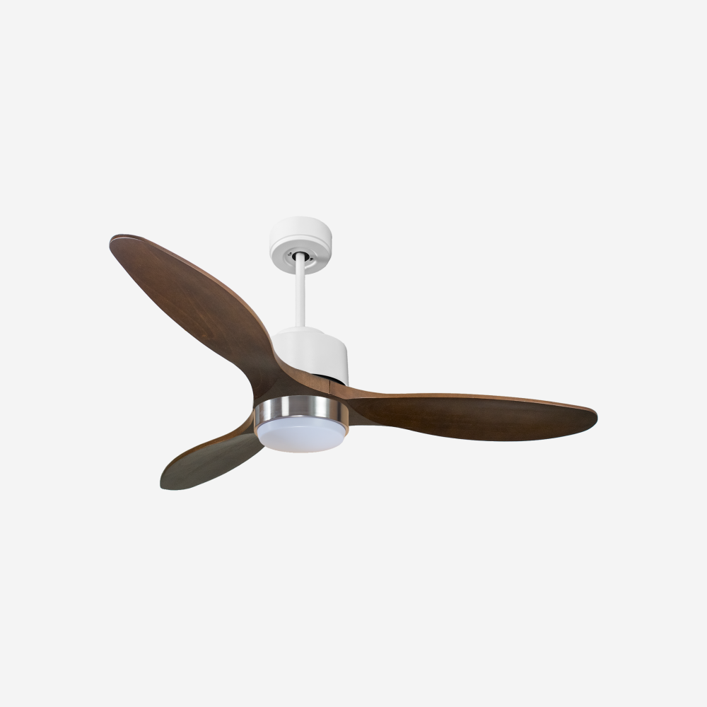 Ventilateur de plafond ultra silencieux et à faible consommation DC SeramD132C02LED66221