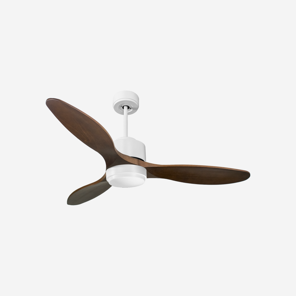 Ventilateur de plafond ultra silencieux et à faible consommation DC SeramD132C02LED66222