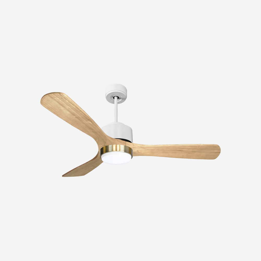 Ventilateur de plafond ultra silencieux et à faible consommation DC ParosD132C02LED66292