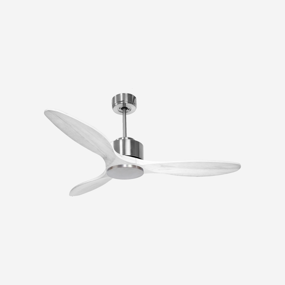 Ventilateur de plafond Réversible  Thermostat Wifi Moteur à courant continu Toits en pente Télécommande Hypersilence Mémoire
