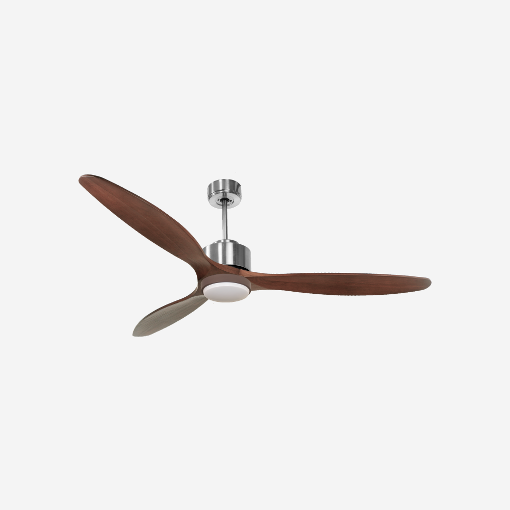 Ventilatore da soffitto Wifi Motore CC Telecomando Luce a tre toni Hypersilence Memoria