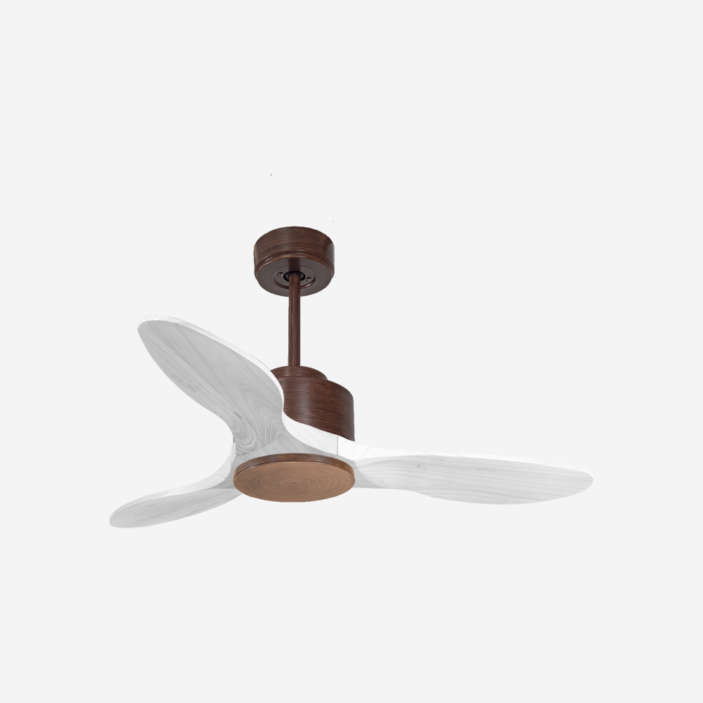 Ventilateur de plafond Réversible  Thermostat Wifi Moteur à courant continu Toits en pente Télécommande Hypersilence Mémoire