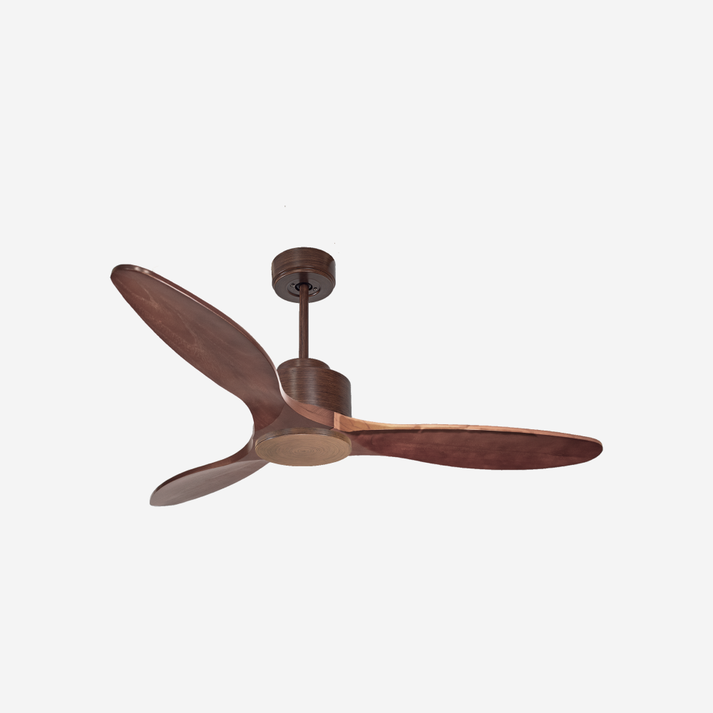 Ventilatore da soffitto Reversibile Termostato Wifi Motore CC Tetti inclinati Telecomando Hypersilence Memoria