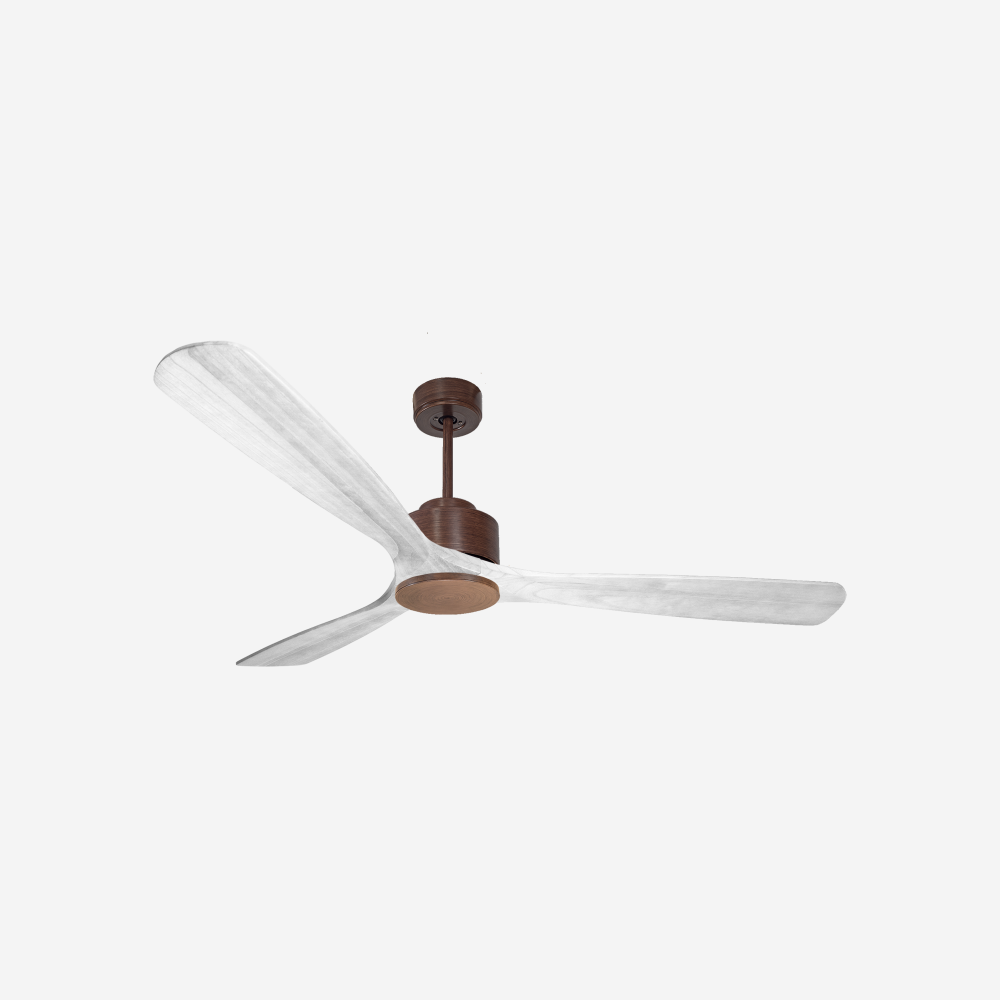 Ventilateur de plafond Réversible  Thermostat Wifi Moteur à courant continu Toits en pente Télécommande Hypersilence Mémoire