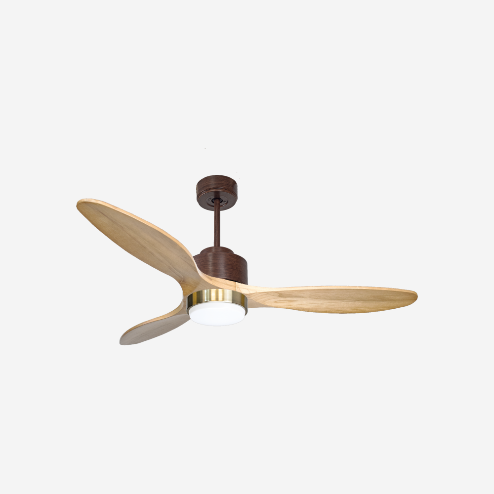 Ventilateur de plafond ultra silencieux et à faible consommation DC SalamisD132C02LED67029