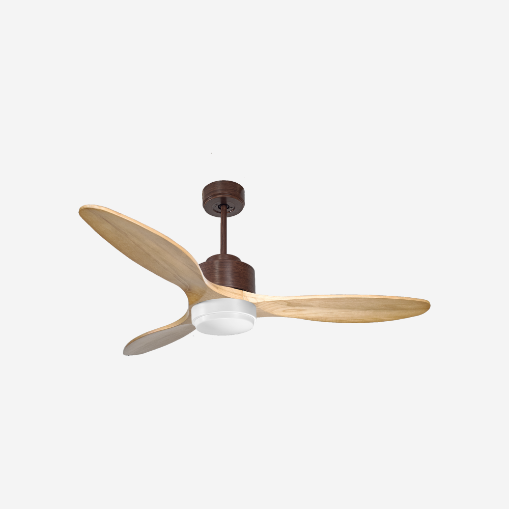 Ventilateur de plafond ultra silencieux et à faible consommation DC SalamisD132C02LED67033