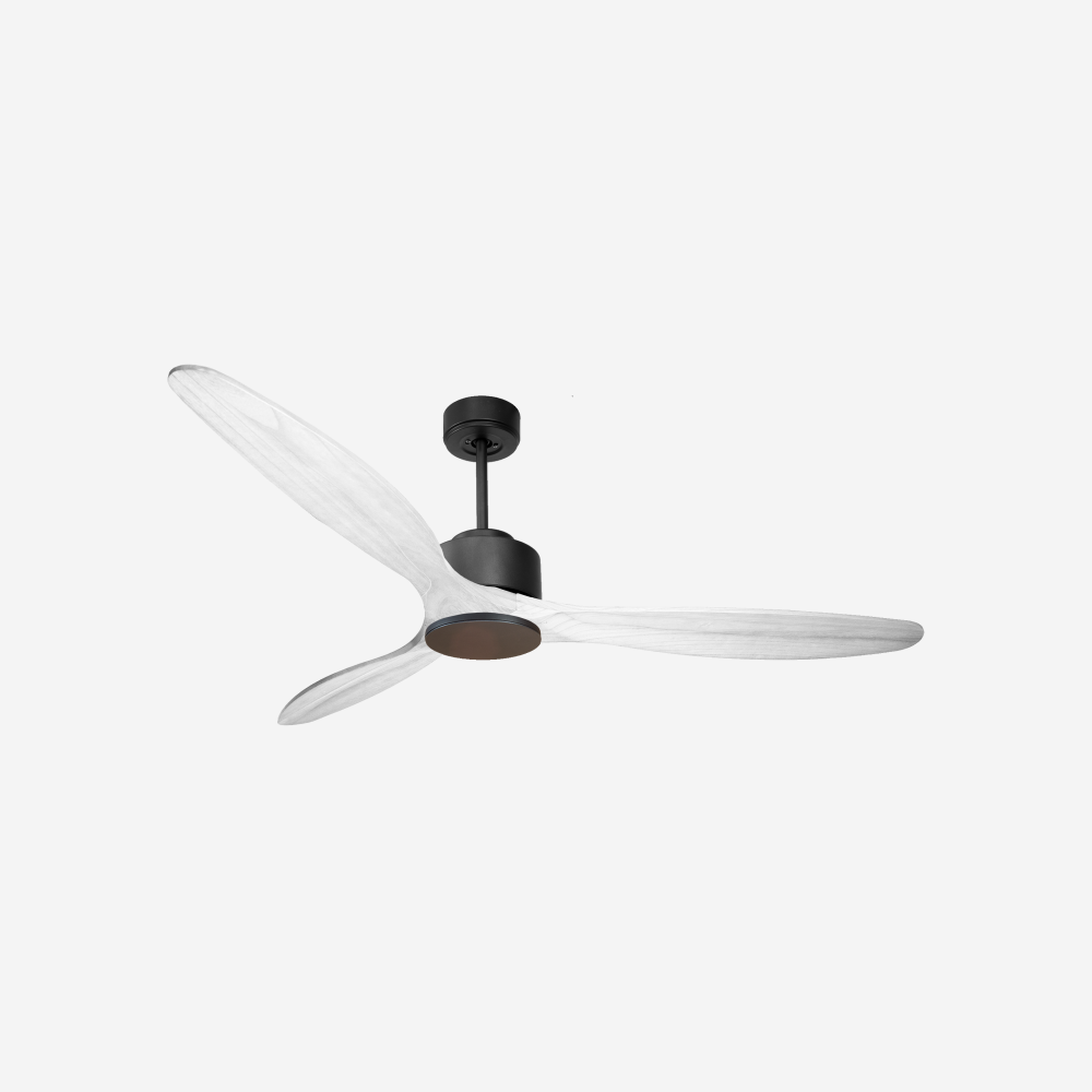 Ventilateur de plafond Réversible  Thermostat Wifi Moteur à courant continu Toits en pente Télécommande Hypersilence Mémoire