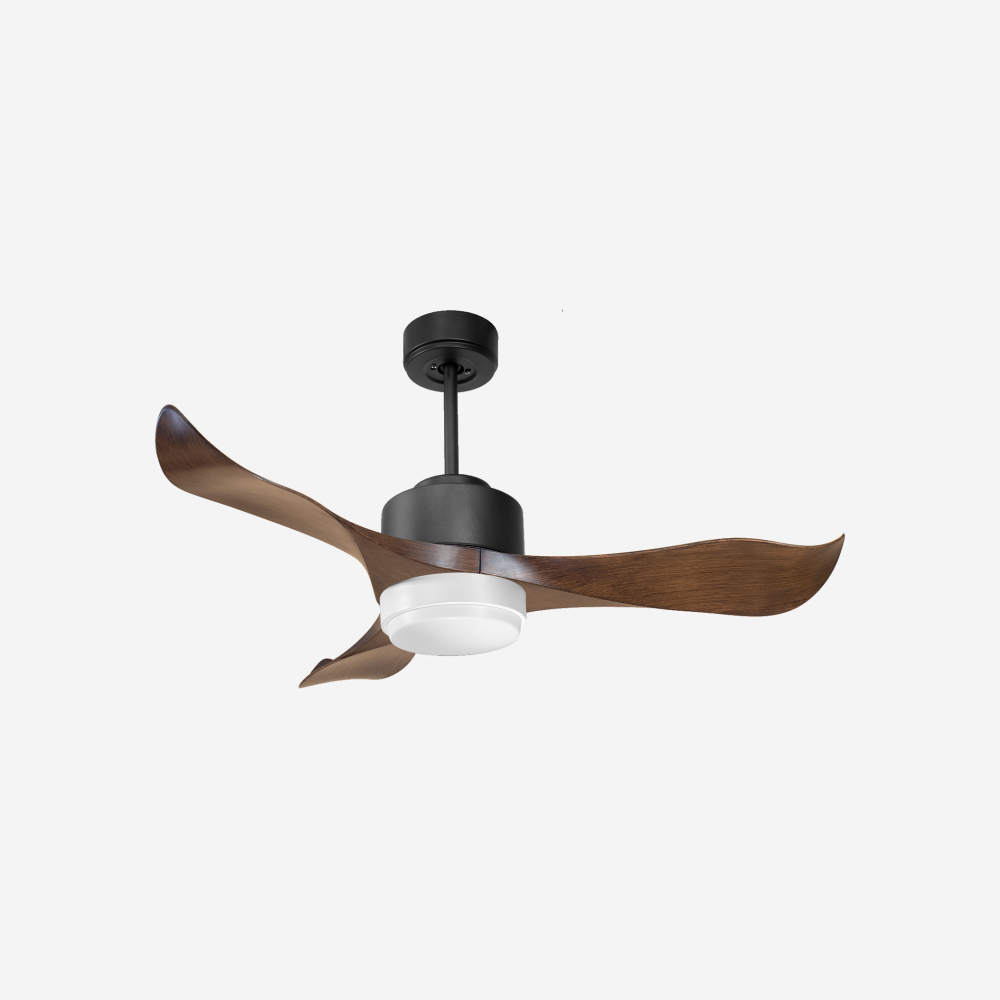 Ventilateur de plafond ultra silencieux et à faible consommation DC WakatobiD106C02LED70176
