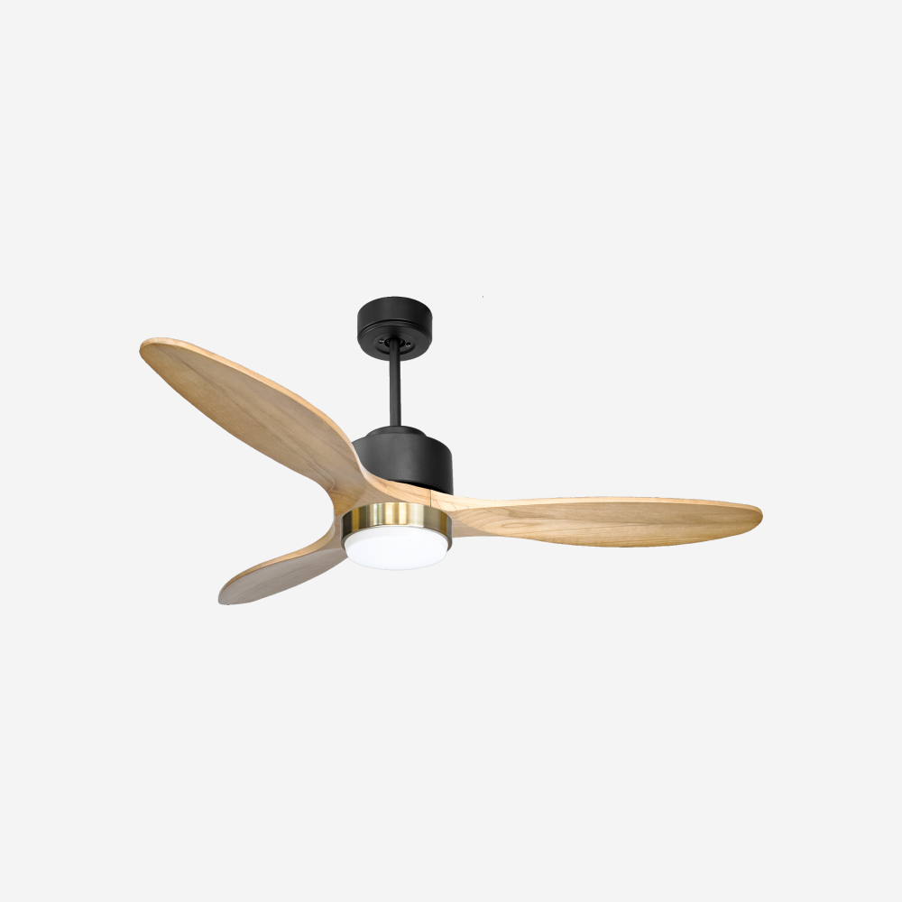 Ventilateur de plafond ultra silencieux et à faible consommation DC SalamisD132C02LED70263