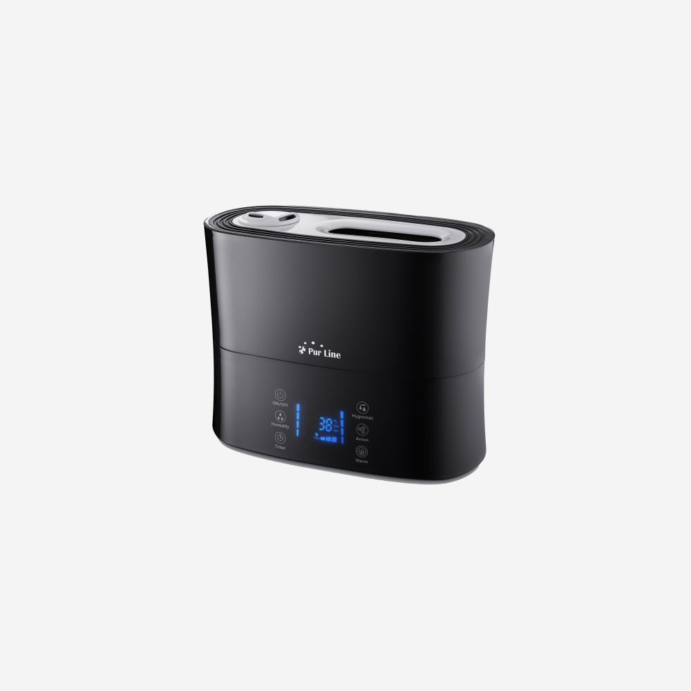 Humidificateur à ultrasons à vapeur chaude ou tiède pour 35 m²