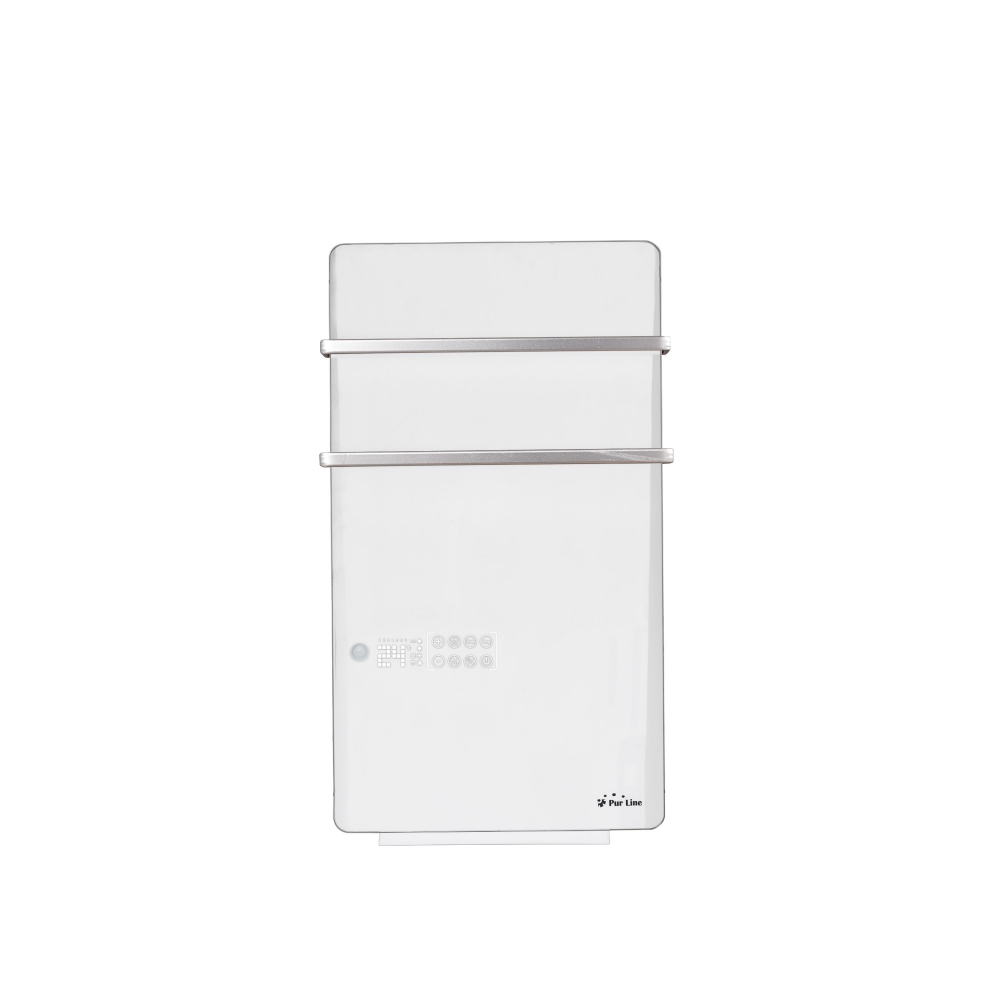 Scaldasalviette elettrico digitale da 2000W in bianco con controllo WIFI