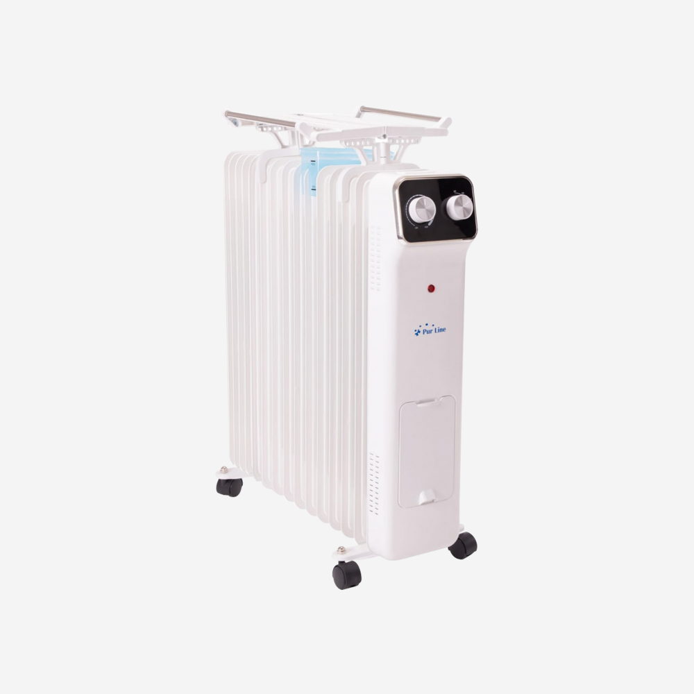 Radiatore a olio a risparmio energetico da 2800W con contenitore di umidificazione