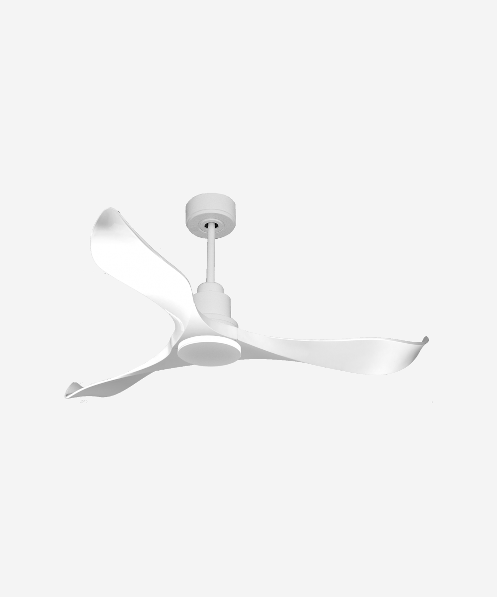 Ventilador de techo Reversible Termostato Wifi Motor DC Techos Inclinados Mando a Distancia Adaptador 2/3 Aspas Hypersilence Memoria 1