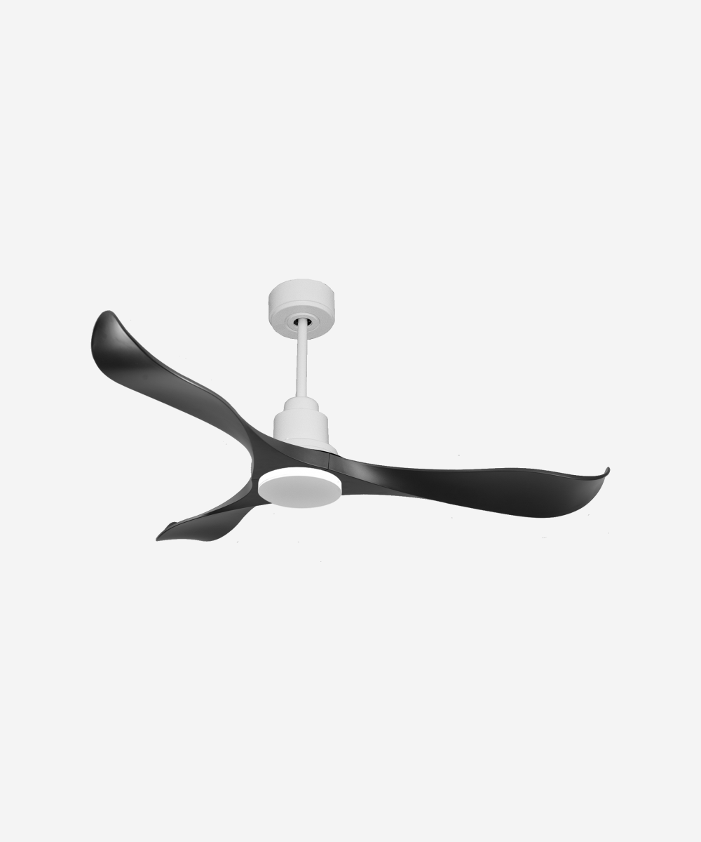 Ventilador de techo Reversible Termostato Wifi Motor DC Techos Inclinados Mando a Distancia Adaptador 2/3 Aspas Hypersilence Memoria 1