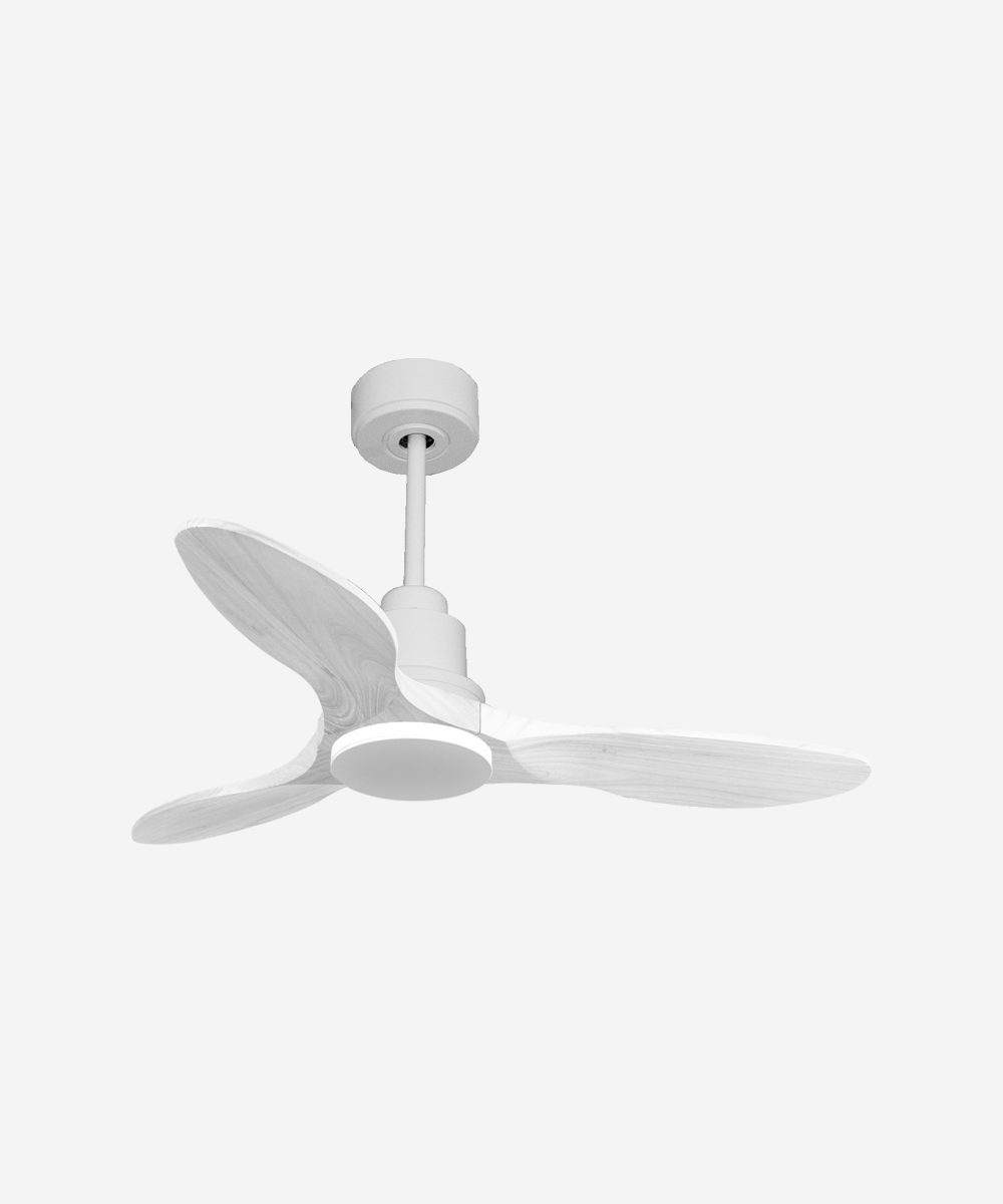 Ventilador de techo Modo Invierno/Verano Termostato Wifi Motor DC Techos Inclinados Mando a Distancia Hypersilence Memoria