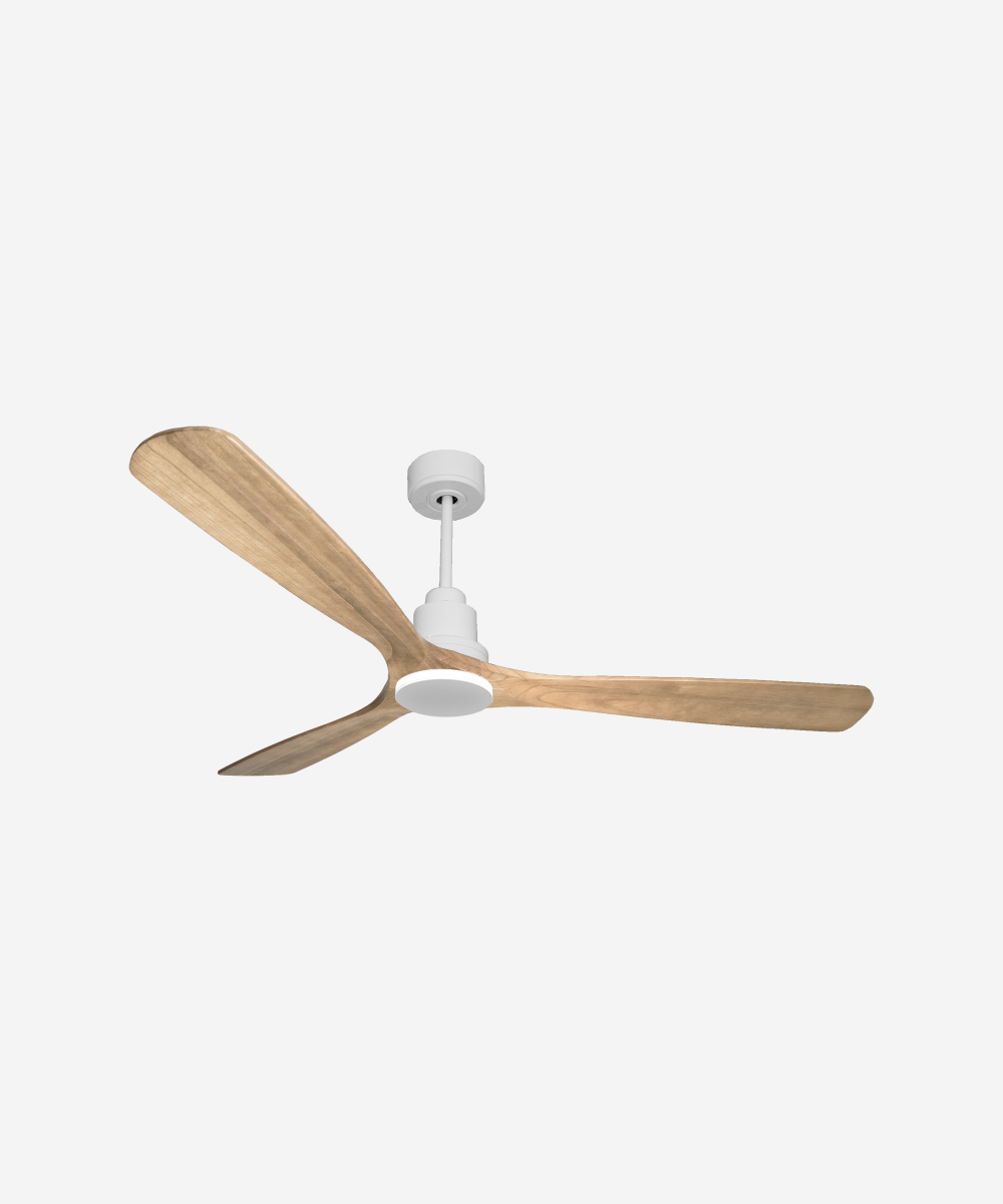 Ventilador de techo Reversible Termostato Wifi Motor DC Techos Inclinados Mando a Distancia Hypersilence Memoria 1