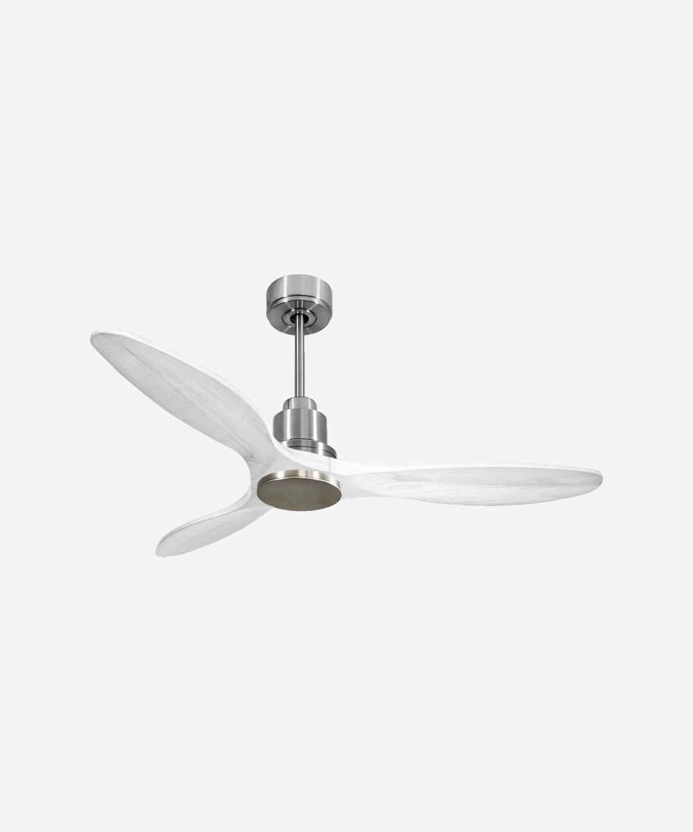 Ventilador de techo Modo Invierno/Verano Termostato Wifi Motor DC Techos Inclinados Mando a Distancia Hypersilence Memoria