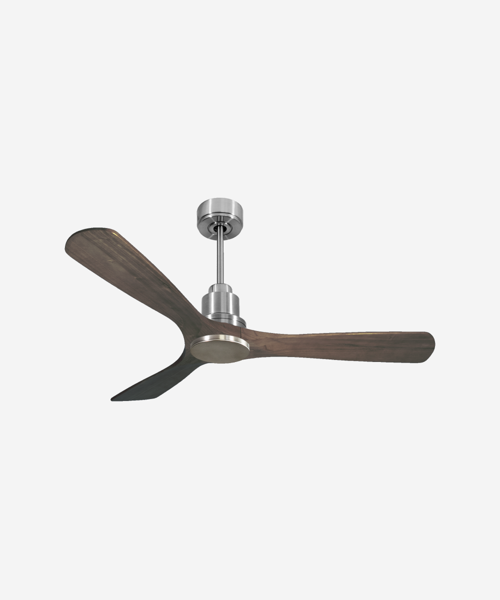 Ventilador de techo Reversible Termostato Wifi Motor DC Techos Inclinados Mando a Distancia Hypersilence Memoria 1