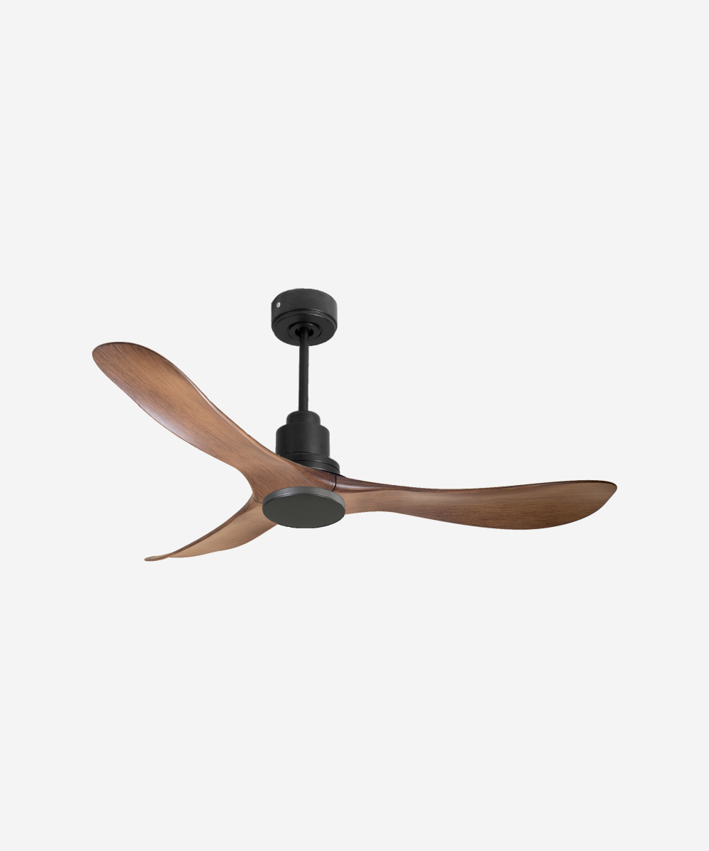 Ventilador de techo Reversible Termostato Wifi Motor DC Techos Inclinados Mando a Distancia Hypersilence Memoria 1