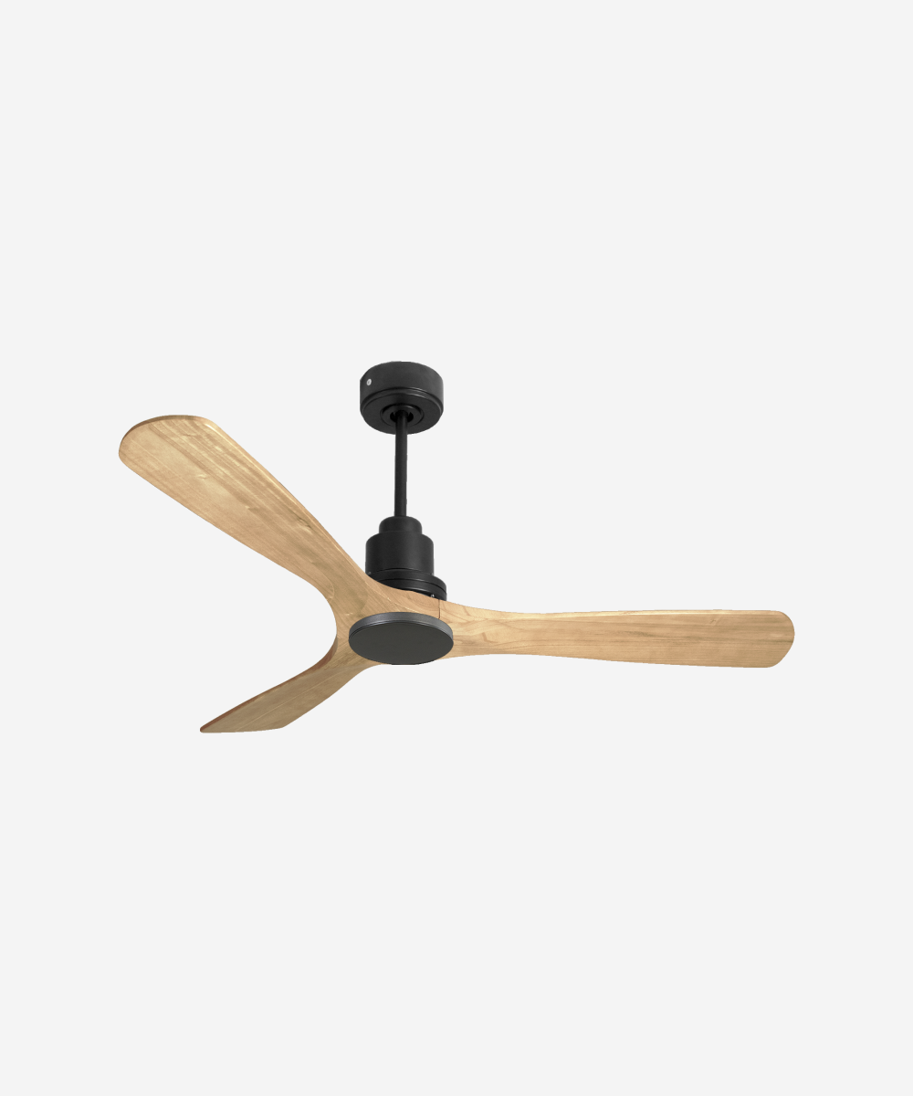 Ventilador de techo Reversible Termostato Wifi Motor DC Techos Inclinados Mando a Distancia Hypersilence Memoria 1