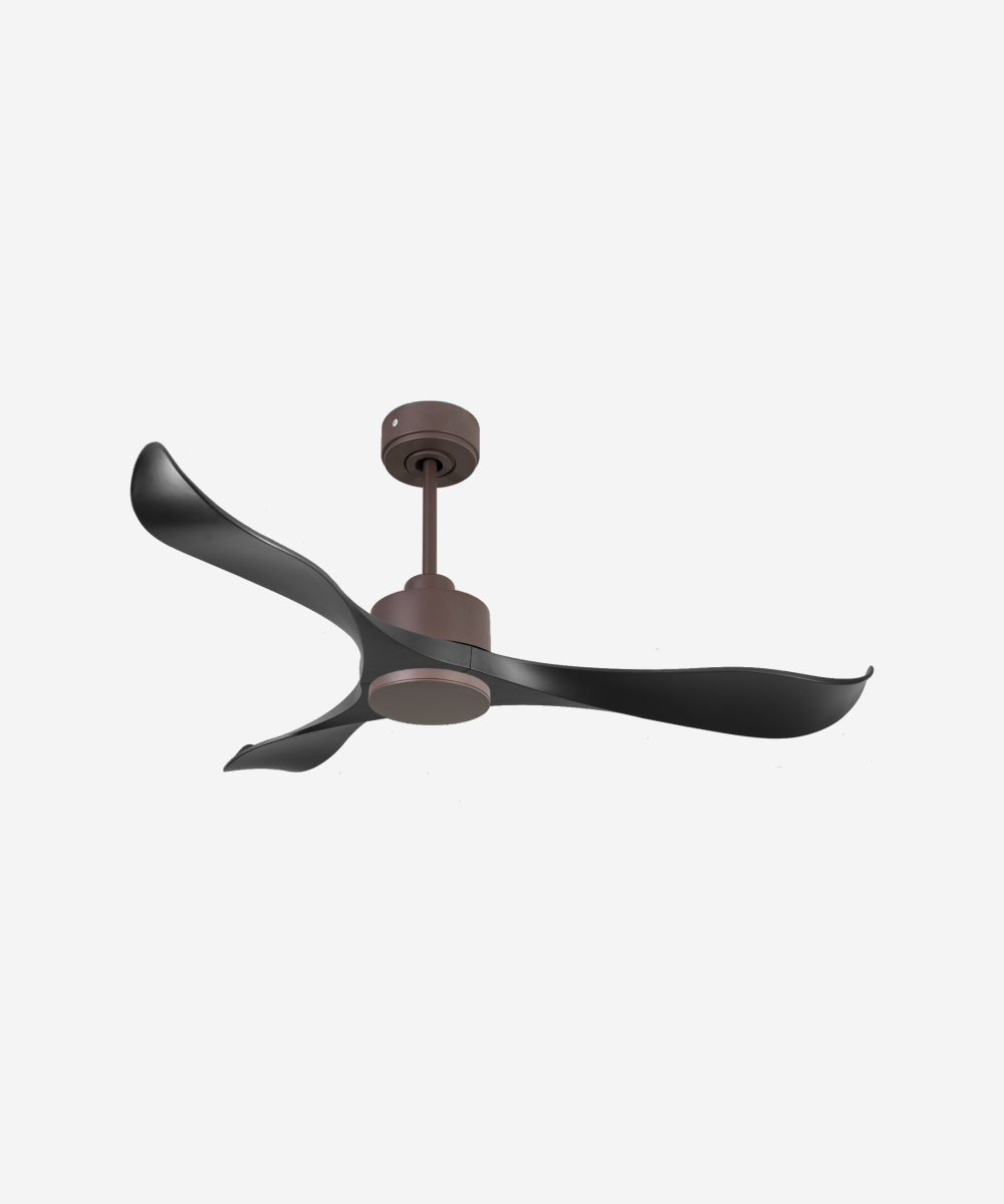 Ventilador de techo Reversible Termostato Wifi Motor DC Techos Inclinados Mando a Distancia Adaptador 2/3 Aspas Hypersilence Memoria 1