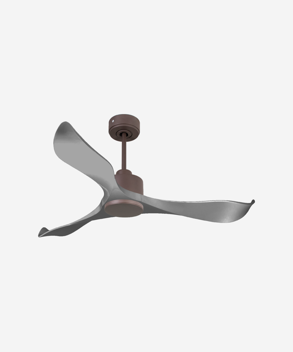 Ventilador de techo Reversible Termostato Wifi Motor DC Techos Inclinados Mando a Distancia Memoria 1