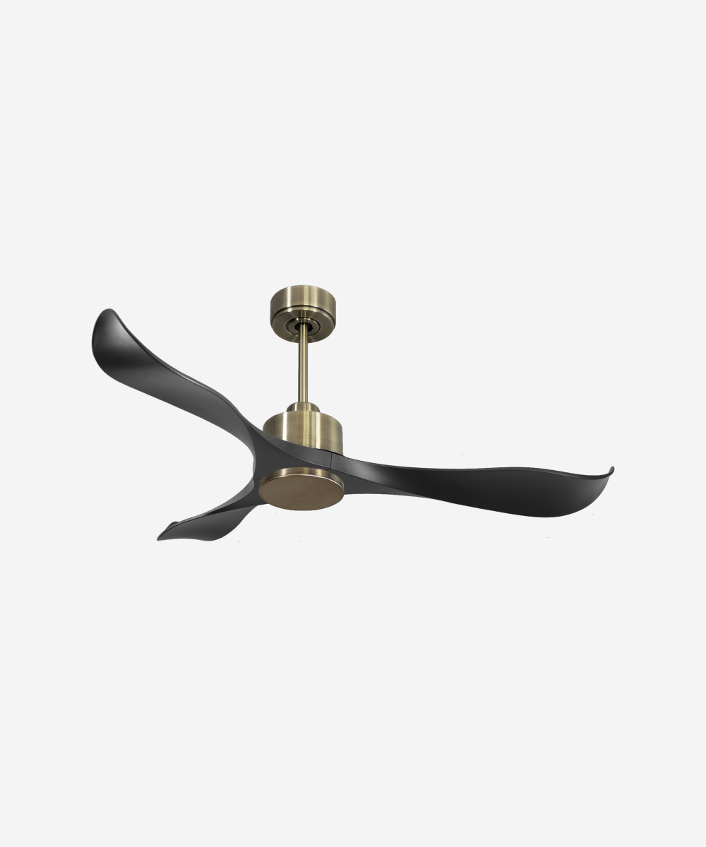 Ventilador de techo Reversible Termostato Wifi Motor DC Techos Inclinados Mando a Distancia Adaptador 2/3 Aspas Hypersilence Memoria 1