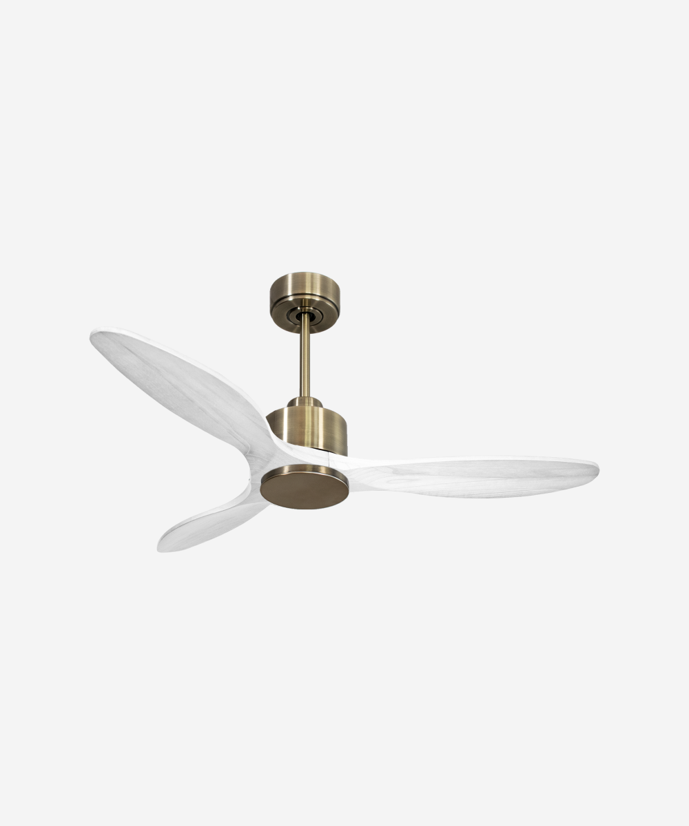 Ventilador de techo Reversible Termostato Wifi Motor DC Techos Inclinados Mando a Distancia Hypersilence Memoria